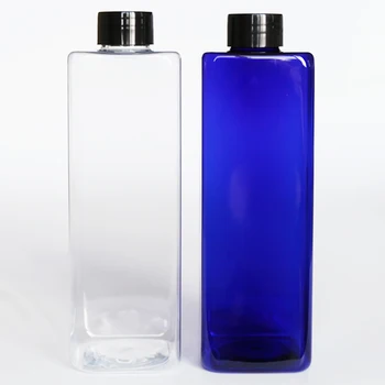 Висококачествен душ гел 500 мл PET бутилка козметични опаковъчен пластмасов контейнер крем за еднократна употреба