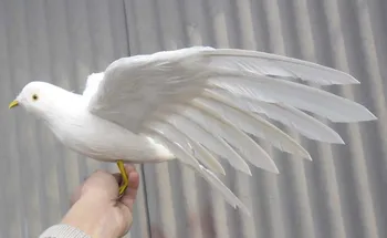 45x30 см имитация на птичи пера чайка играчка расправляющая крила бяла чайка модел за декорация на дома съемочный подпори подарък h1081