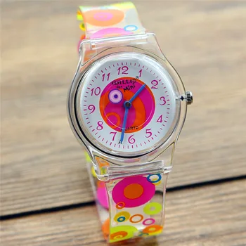 Nazeyt детски подарък мультяшные часовник водоустойчив 30 ММ с японски механизъм за насърчаване на цветни гумени часовници Reloj para ninos