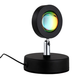 Проекционная Led Лампа, USB 180 ° Романтична Атмосфера Снимки Проектор лека нощ За Стая Студиен Декор