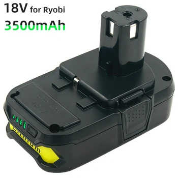 3.5 Ah P108 P102 18 Батерия Заместител на Ryobi 18 Батерия P102 P103 P104 P105 P107 P108 P109 P190 P122 Електроинструменти