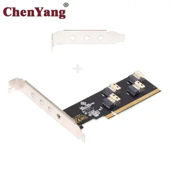 Zihan Chenyang Четири Slimline СФФ-8654 4X4 NVME за PCIE Express 3.0 4.0 Raid карта VROC Raid0 Hyper Адаптер