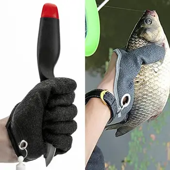 Мъжки Риболовни Ръкавици с Магнитна Кука, 1 Чифт Полезни Рибарски Ръкавици за Улов на Риба, 2 Цвята, Улични Ръкавици, Дишащи за Риболов