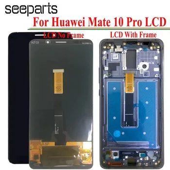 Тествано Работи За Huawei Mate 10 Pro LCD дисплей, Дигитайзер, Тъч Екран В Събирането на Рамка За Huawei Mate10 Pro LCD