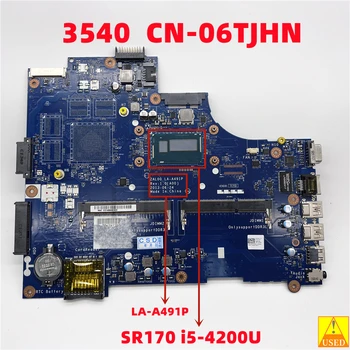 Б/дънна платка за лаптоп Dell LATITUDE 3540 CN-06TJHN LA-A491P с процесор SR170 i5-4200U 100% работна тестван добре