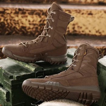Мъжки обувки, Военни Обувки За Възрастни, Тактически Обувки за Пустинята, Мъжки Улични Туристически Обувки, Мини Износоустойчиви Армейските Обувки, Мъжки Обувки