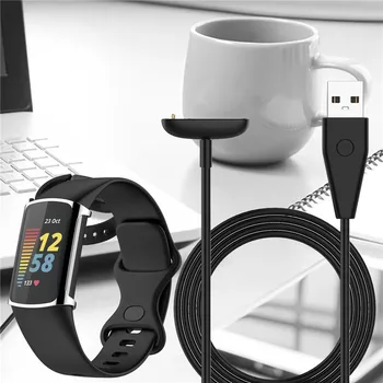 USB Зарядно устройство за Fitbit Luxe Кабел за Fitbit Charge 5 Магнитна Гривна Зарядно Устройство Специална версия на Smart Часовника 50 100 см