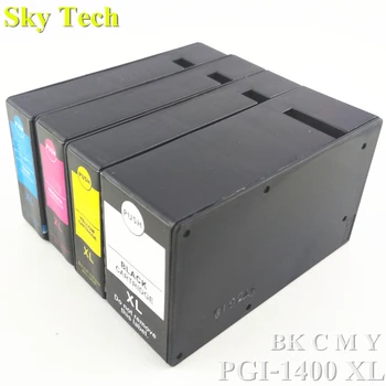 Напълно пигментоза на съвместими тонер касета е Подходяща за PGI1400, PGI-1400XL Подходящ за Canon MAXIFY MB2040 MB2340 и т.н