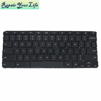 клавиатура за лаптоп HP Chromebook 11 G5 11-V US English NSK-CU6SW 9Z.NBTSW.601 855623-001 черна без рамка е абсолютно нова