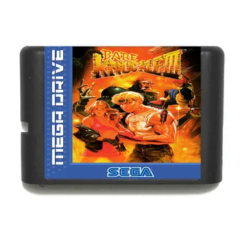 16-битова Игрална карта Bare Knuckle III За Sega MegaDrive и Genesis System