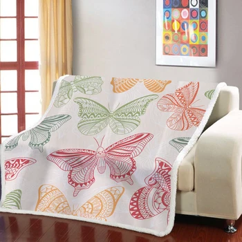 Покривалото на квадрат завивки пеперуда анимационни мода лято сладко метрични дълго на Площада за Спални
