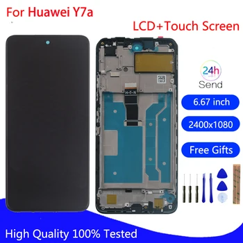 Оригинален За Huawei Y7a LCD дисплей С Сензорен Екран Дигитайзер За Huawei P Smart 2021 Екран LCD дисплей, резервни Части За Ремонт на