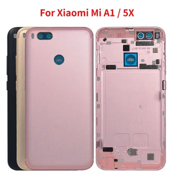 Оригиналът е За Xiaomi Mi A1 Задния Капак на Отделението за батерията за Mi 5X Задната Врата на Корпуса Калъф с Адгезивными на Резервни Части за Подмяна на