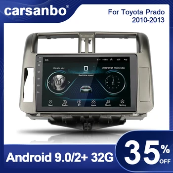 2din Android 9,0 Авто Радио Кола DVD GPS Мултимедиен Плеър за Toyota Land Cruiser Prado 150 2010-2013 GPS Навигация 2 Din Радио