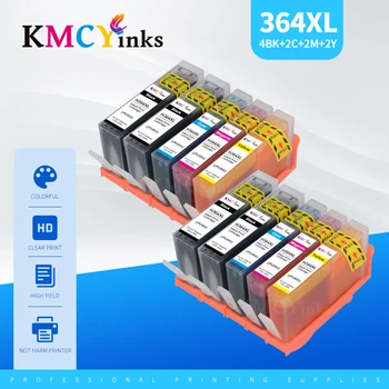 KMCYinks 10 бр. 364XL Мастило касета е Съвместима за HP 364 364 XL Photosmart Безжичен B109a B109d B109f B109n B209a B209c B210c