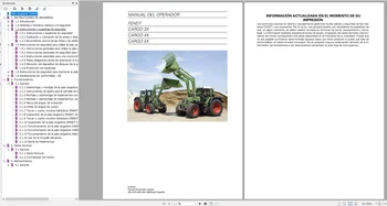 FENDT TRACTOR 17GB PDF Актуализирани 2022 Схема, Ръководство на потребителя и ръководство за ремонт на DVD Spanish_ES