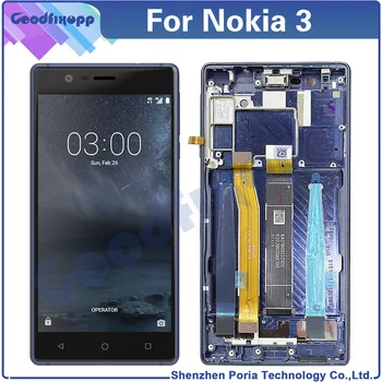 100% Тест AAA за Nokia 3 TA-1032 1020 1028 038 Подмяна на Дигитайзер с тъчскрийн LCD дисплея В Събирането на