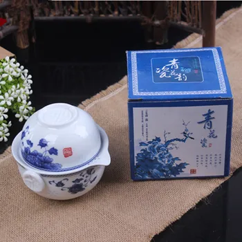 Китай е Добър продукт Kuaikebei Кунг-фу Чай комплектът Включва 1 гърне 1 Чаша с Високо качество и Елегантен Гайвань Красив и Лесен Coffee Maker