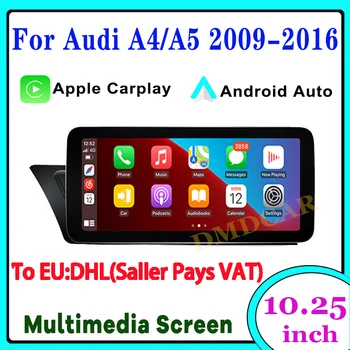 10,25 Инч(и) Безжична Apple CarPlay Android Авто Авто Мултимедиен За Audi A4 A4L A5 LHD RHD Главното Устройство Видео Сензорен Екран Камера