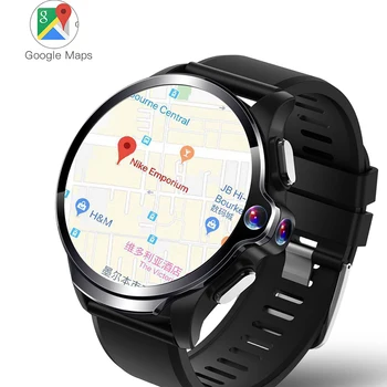 Водоустойчива IP67 400*400 Android Смарт часовници 1,6 инча, 3 GB + 32 GB 1260 mah Двойна Камера Face ID отключени bluetooth GPS Smartwatch
