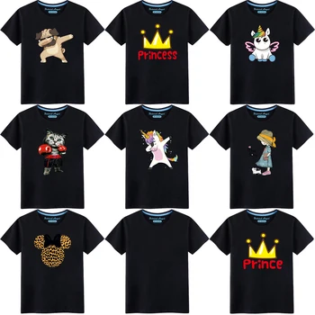 Тениска за момчета, Модни Детски Дрехи с 3D Принтом Еднорог, Детски Дрехи За Момичета, Лятна Градинска Ежедневни Тениска с Къс Ръкав
