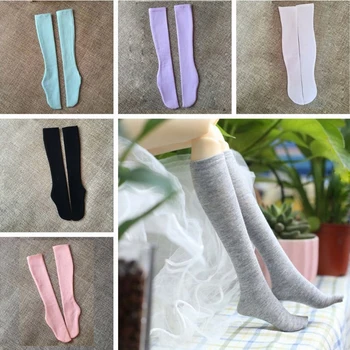 1 чифт дълги чорапи за 1/3 1/4 BJD кукли SD 45 см-60 см Xinyi Кукли Цветни Дълги Чорапи Ластични Чорапи Кукли от Чорапи