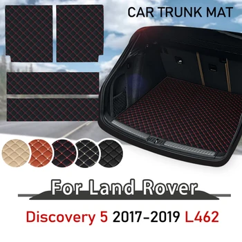 За Land Rover Discovery 5 L462 2017-2019 7-местен Кожена Авто Подложка за Багажника, Подложка за Багажника, Облицовки, Товарен черга, Килим, Опашката на Товари