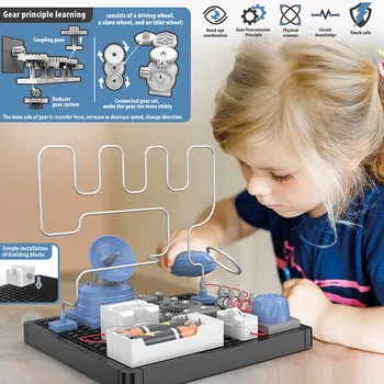 Комплект от пръчки за електронни експерименти САМ Children ' s Circuit, Домашно Инженеринг Играчка комплект, Исследующий Светлина, Звук и спортна наука