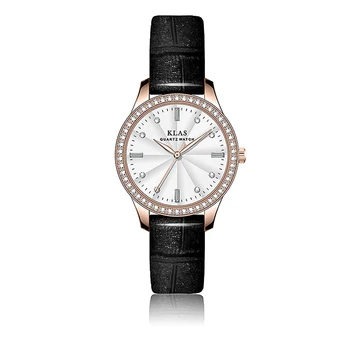 2021 Водоустойчив модни дамски часовници на марката KLAS