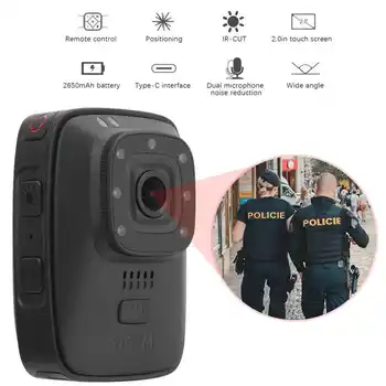 2MP 1080P Камера за тялото си Мини Преносим Правоохранительная Носен Място За Езда IR-Cut за Нощно Виждане Инфрачервена Екшън-Камера Полиция