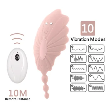 Носимые Бикини Вибратор Невидими Вибриращ Колан, Дистанционно Управление на Влагалището Стимулация на Клитора Секс Играчки за Жени Мастурбатор 18