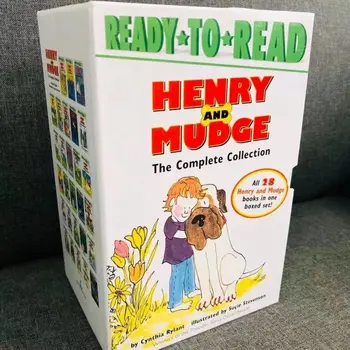 28 Тома Готови за четене на Хенри и Маджоре Английска детска книга на Образователни и забавни книжки с картинки за деца от 3 до 6 години