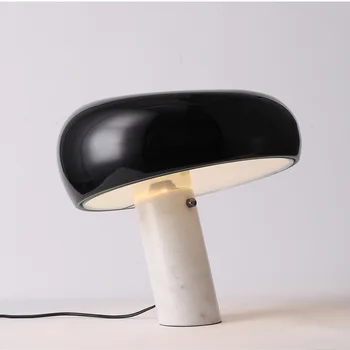 Скандинавските модерни минималистичные настолни лампи за дневна бял стъклен глобус настолна лампа железен статив млечен кръгла топка настолна лампа за четене