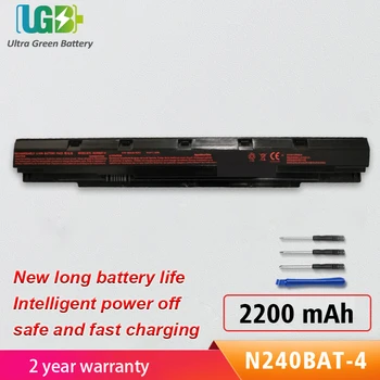 UGB Нова батерия N240BAT-3 N240BAT-4 за Clevo N240BU N240JU N250LU NP3240 NP3245 за Sager NP3240 Akku