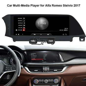 10,25-инчов автомобилен мултимедиен плеър за Alfa Romeo Stelvio 2017 с GPS-навигация MP5 Wifi (БЕЗ DVD)
