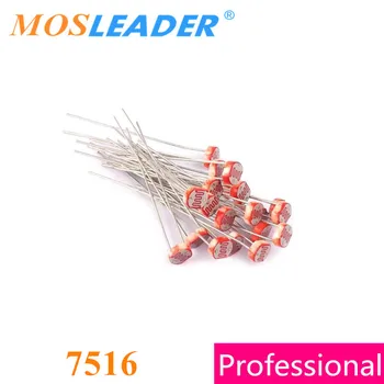 Mosleader 7516 7 мм, 100 бр. GL7516 GM7516 DIP фоторезисторы Произведено в Китай