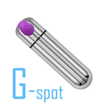 Мини Куршум Вибратор 10 Честота на G-Spot Стимулатор на Клитора Секс Играчки за Жени USB Акумулаторна Женски Мастурбатор на Влагалището