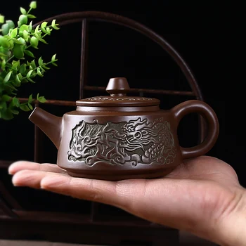 Чай комплект ръчно изработени от Лилава Глина, Имитация на Исина, бронзова чай и прибори, Чай Гърне, Комплект Чаши, Китайската чайна, за да проверите за етикет WJ826