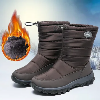 Висококачествени топли кадифени зимни обувки; дамски обувки; новост 2020 г.; дамски зимни обувки на платформа с кръгло бомбе и гъвкава гумена лента; botas de mujer