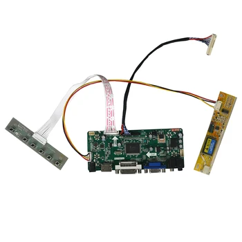 Безплатна доставка DVI VGA LCD LVDS HDMI-съвместими такса контролер Работи за 13,3 