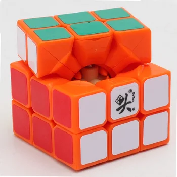 Даян В Жанчи 57 мм магически способи куб пъзел ултра-лъскав cubo magico професионални класически етикети играчки за деца