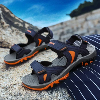 Sandalias Playa Hombre Обувки Сандали Мъжки Плажни Сандали Сандали За Плаж Мъжки Летни Спортни Римски Сандали Masculina