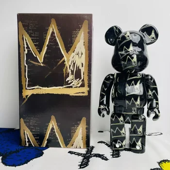 Bearbrick400% Basquiat 8-то поколение робот 6-то поколение Be@rbrick 28 см модерна играчка кукла сграда мечка украса