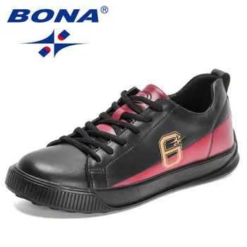 BONA/Новост 2022 г.; Дизайнерски ежедневни Обувки Classcis; Удобна Висококачествена Луксозна Марка Обувки; Мъжки Удобни Маратонки На платформа; Mansculino