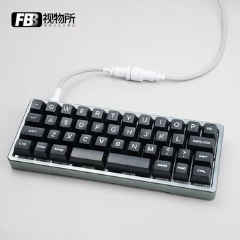 Кабели FBB Оригинален светло сиво и Бяло Авиационен Включете Отделен Потребителски Кабел за Предаване на Данни Сплетен Кабел Type C за Механична Клавиатура