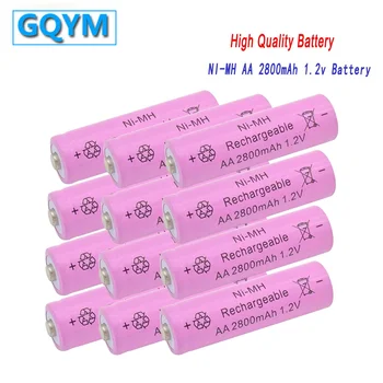 18-20 бр./лот Ni-MH AA 1.2 2800 mah Акумулаторна Батерия за фотоапарати, играчки