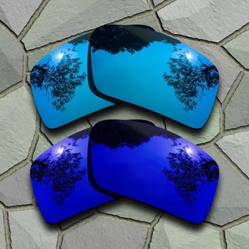 Небето-Синьо и Виолетово-Сини Слънчеви Очила с Поляризирани Сменяеми Лещи за Oakley Eyepatch 2