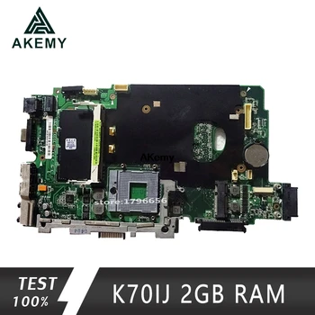 K70IJ дънна Платка DDR2 2G RAM За ASUS K70I K70IJ дънна Платка на Лаптоп K70IJ дънна Платка тест е 100% ОК