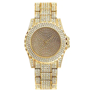 Модни Диамантени Кварцови Часовници за Жени Гривна Бижута Ръчни Часовници Луксозни Дамски Часовник Цената на Златен Ръчен Часовник Безплатна Доставка