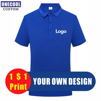 ONECOOL Евтина Риза с къси ръкави На Поръчка С Логото на Група Компании, Мъжки Дамски Дрехи с Бродерия, Летни Модни Върхове, Размер S-4XL
